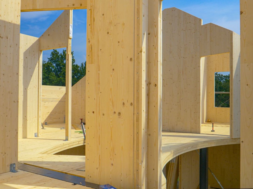 Brettsperrholz, CLT, BSP, Holzmassivhaus